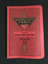 Millers FallsHand Tool Catalog 49 April 1, 1955￼ picture