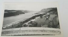 RPPC real photo postcard looking East from Vista House Columbia River Oregon picture