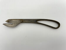 Antique Cast Iron Can Jagged Diamond Edge Opener Kitchen Farm Too c.1880s picture