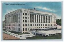 Postcard MO General Post Office Building Aerial View City Kansas City Missouri  picture