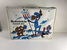 Rocky And Bullwinkle 1963 Lunchbox Rare White Vinyl Version Vintage HTF picture