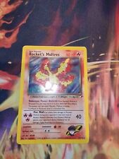 Rocket Moltres Holo Gym Pokemon Card - EX MT picture