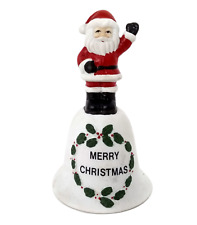 Vintage 1986 Santas Back Bell 54-271 Christmas Around the World Holiday Decor picture