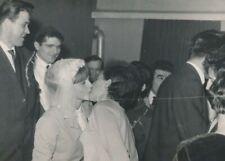 066 1960's Women Kiss in Mouth Ladies Kiss Wedding Gay Lesbian Int VTG ORG PHOTO picture