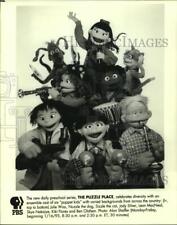 1995 Press Photo Puppet stars of the PBS television series 