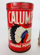 Vintage Calumet Brand Baking Powder Tin General Foods Chicago Ill. picture