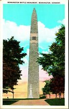 Old Bennington Vermont VT Battle Monument UNP Unused Vtg Postcard 1920s T10 picture