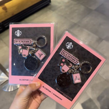 2023 Starbucks Blackpink Barbie Pink Black Keychains Bag Pendant Decoration Gift picture