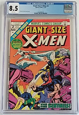 X-Men 2 Giant Size CGC 8.5 Marvel Neal Adams Art White Pages Bronze Age 1975 picture