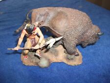 1990 Franklin Mint Sioux Buffalo  American Indian Heritage Foundation Figure picture