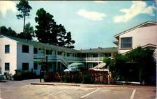 Carmel, CA California  HIDE-A-WAY INN  Roadside Motel ca1950's Chrome Postcard picture