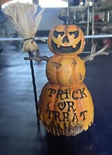 Celebrate It Trick Or Treat Stacked Pumpkin Figure. picture