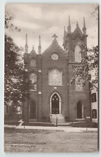 Postcard Vintage 1910 St. John's Lutheran Church Slatington , PA picture