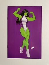 She-Hulk #2 (2022) 9.4 NM Marvel Nakayama Virgin Variant Cover Purple Green Book picture