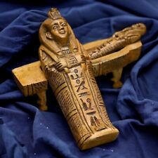 Authentic Tutankhamun Coffin Replica Handcrafted Egyptian Mummy Stone Sarcophagu picture