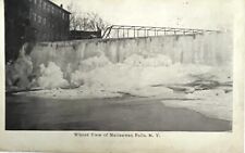 Winter View Of Matteawan Falls, New York Antique Postcard RPPC Photo 1908 picture