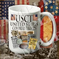 USCT United States Colored Troops 15-ounce American Civil War themed coffee mug picture