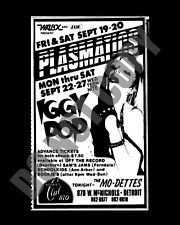 1980 WABX Plasmatics Iggy Pop Concert At Bookies Club 870 In Detroit 8x10 Photo picture
