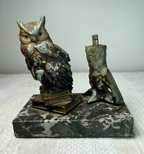 Antique Owl cigar Striker Lighter in the style of Franz Bergmann picture