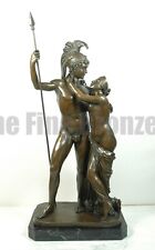 Signed Antonia Canova, Bronze Statue Roman Greek Nude Couple 