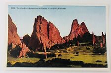 Vintage Colorado Springs Colorado CO Garden of the Gods Rock Formations picture