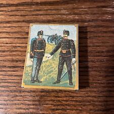 French advertising litho tin, soldiers & cannon, Pfefferminz Tablettes picture