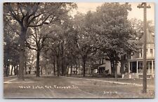 Forrest Illinois~West John Street Home w/Turret, American Square~RPPC CR Childs picture