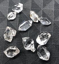 10,PCS Natural Herkimer Diamond Quartz Crystal 7mm to 9mm From Pakistan picture
