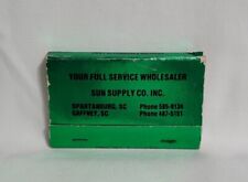 Vintage Sun Supply Co Wholesaler Matchbook South Carolina Advertising Matches picture