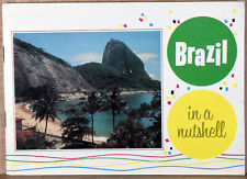 '70s Booklet Brazil In A Nutshell Cuisine Shopping Belem Manaus Rio Porto Alegre picture