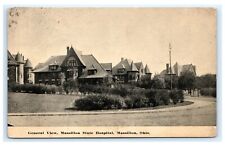 General View Massillon State Hospital Ohio OH Insane Asylum Postcard 1912 G11 picture