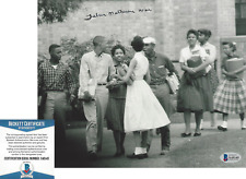 THELMA MOTHERSHED-WAIR 1957 LITTLE ROCK NINE SIGNED 8x10 PHOTO BECKETT COA BAS picture