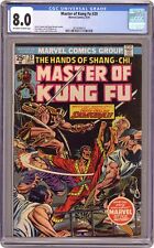 Master of Kung Fu #20 CGC 8.0 1974 3874099010 picture