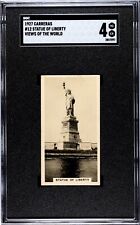 1927 Carreras Statue Of Liberty Real Photo Card SGC 4 psa picture