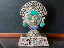 Peruvian Silver Inca Sculpture picture