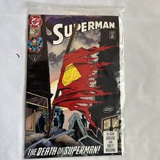 Superman 75 2nd Print VF/NM Variant Direct Edition DC 1992 Death of Doomsday picture