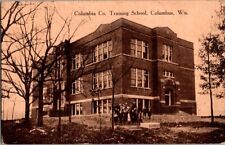 Postcard Columbia Company Training School Columbus WI Wisconsin 1913      I-410 picture