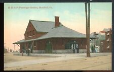 Older Bradford PA B.R.&P. Rail Passenger Station Depot Vintage Postcard M1307a picture