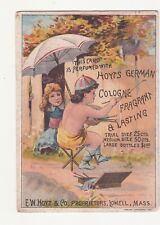 Hoyt's German Cologne Chilcote & Cook Washington IA Vict Card c1880s picture
