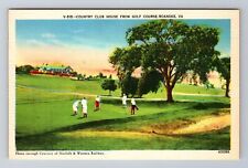 Roanoke VA-Virginia, Country Club House, Antique, Vintage Souvenir Postcard picture