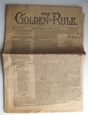 1890 Golden Rule Newspaper - Christian Endeavor picture