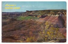 The Painted Desert Arizona Vintage Postcard c1963 Colored Mesa Chrome picture