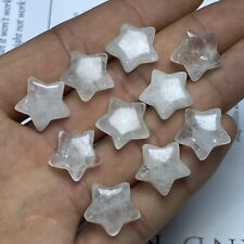 10pc Wholesale Natural Clear cryst carved mini star quartz crystal reiki healing picture