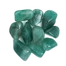25g Small Tumbled Dark Green Aventurine Quartz Gemstone Crystals Crafting Rocks picture