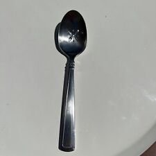 Longaberger Stainless Steel Slotted Serving Spoon Woven Traditions Handle 8 3/8