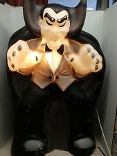 VINTAGE EMPIRE  DRACULA 36” HALLOWEEN LIGHTED BLOW MOLD picture