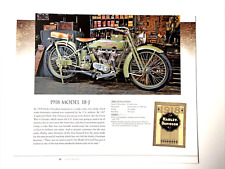 Vintage 1918 Harley-Davidson Green Motorcycles Page Print Ad picture