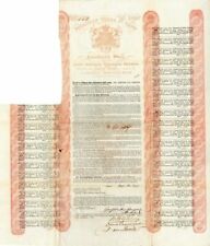Poyaisian Bond signed by Gregor Mac Gregor - Fraudulent 1,000 Bond - Great Histo picture
