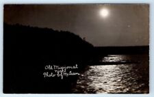 RPPC Old Mission at Night CANADA McLean Postcard picture