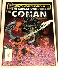 SAVAGE SWORD OF CONAN #96 (1984) ICONIC JUSKO COVER  John Buscema  VF+ picture